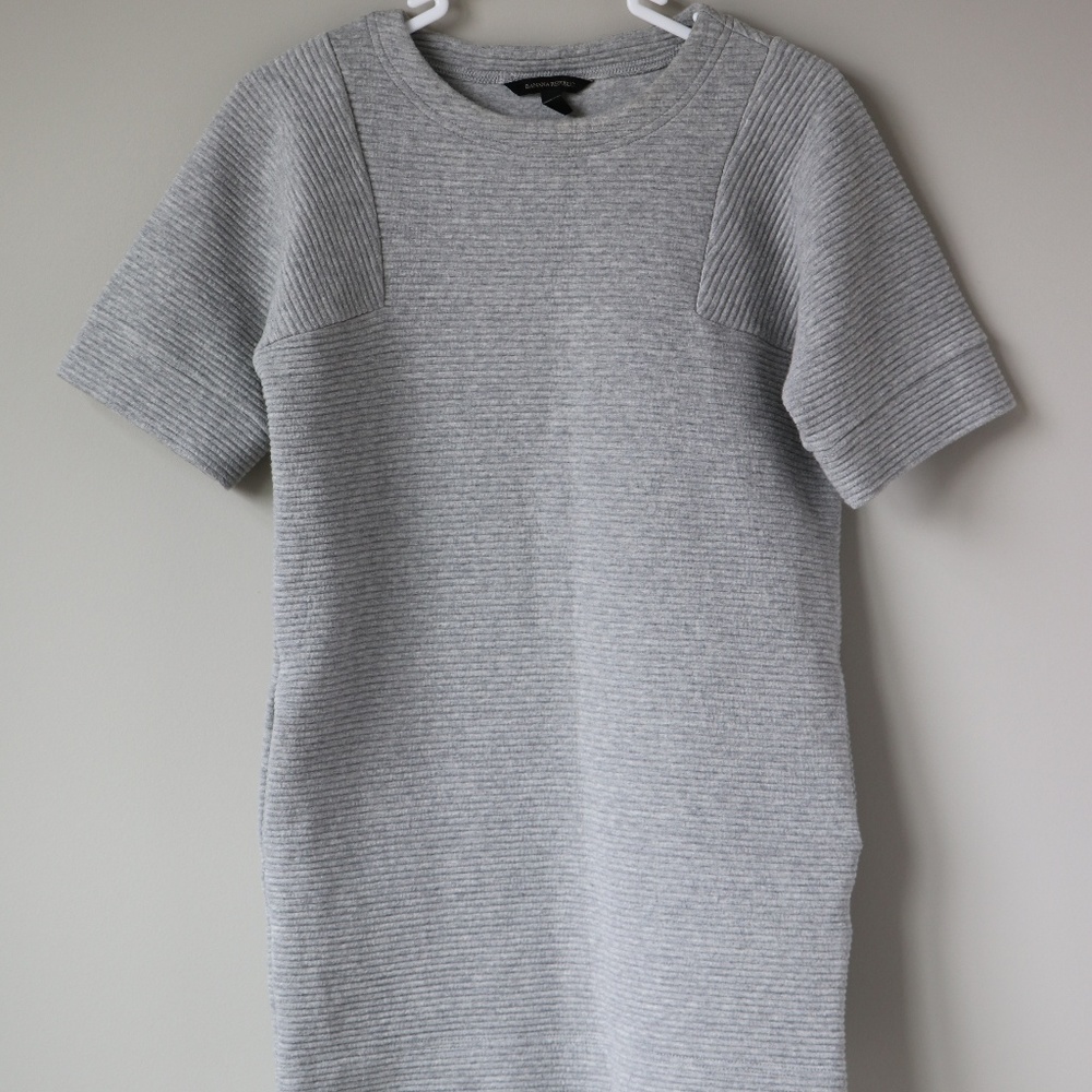 Gray Sweater mini-dress